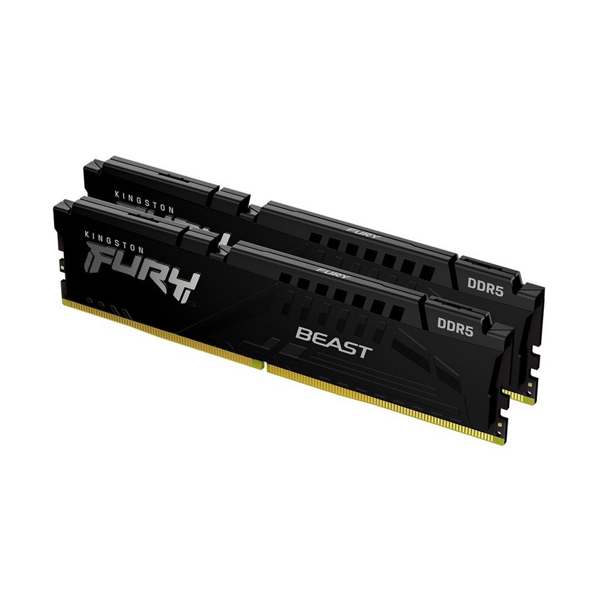 Pamięć RAM Kingston DDR5 16GB 6000HZ CL36 KITX2 FURY BEAST BLACK EXPO (KF560C36BBEK2-16)