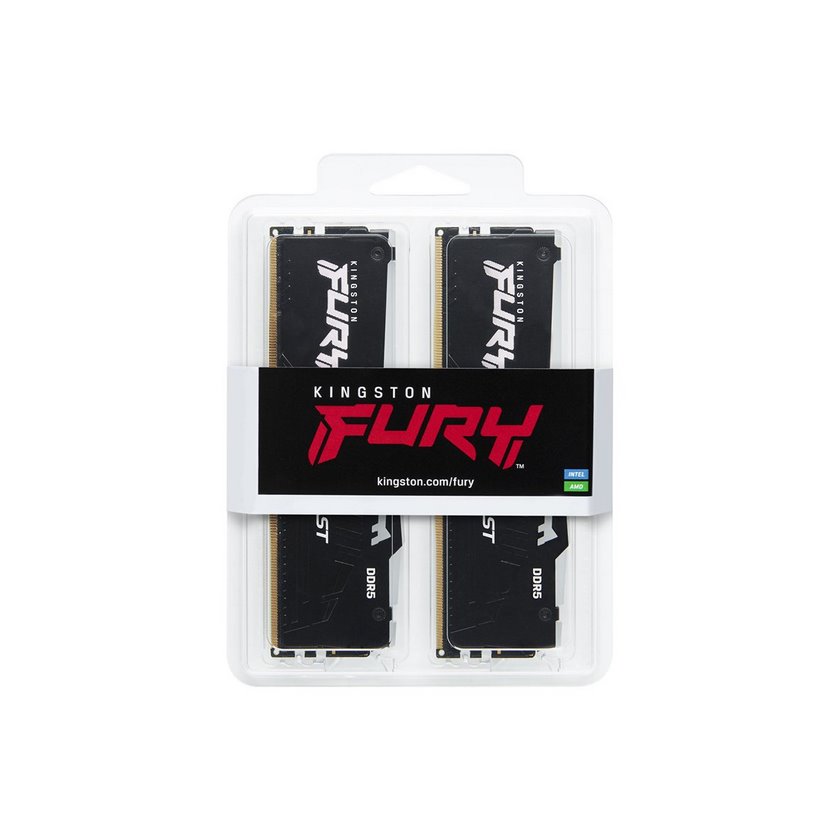 miniatura Pamięć RAM Kingston DDR5 64GB 5600HZ CL36 KITX2 FURY BEAST RGB EXPO (KF556C36BBEAK2-64)