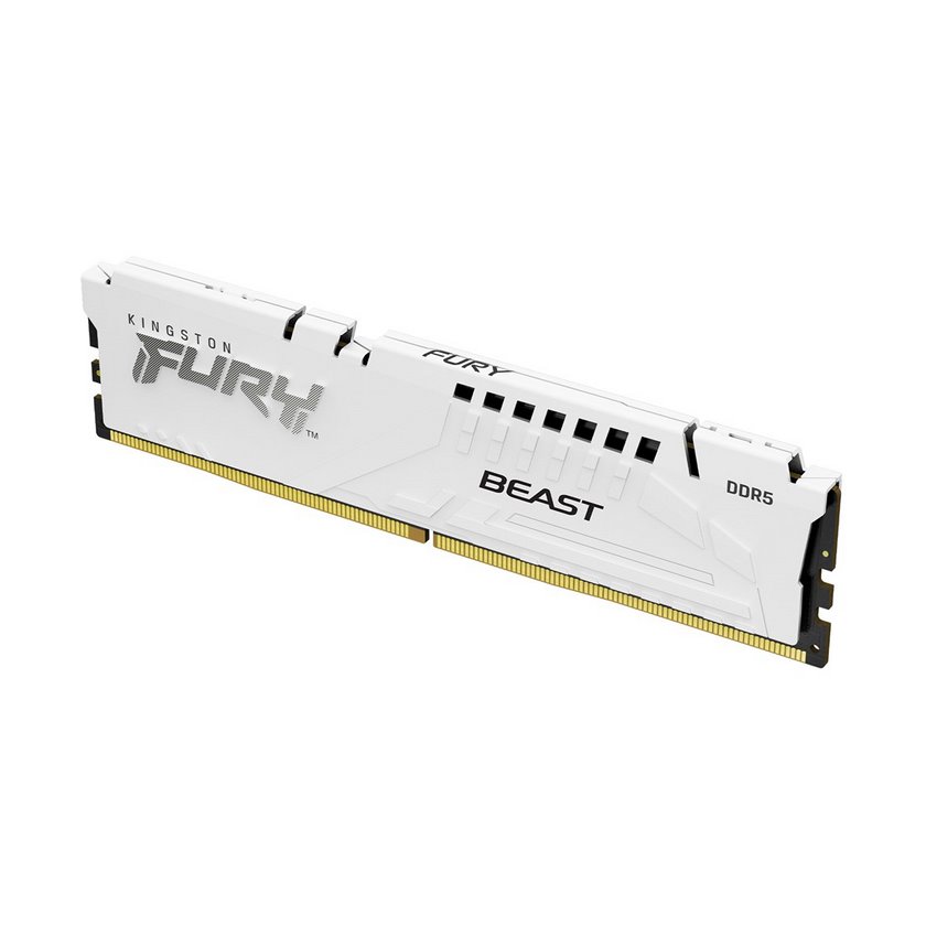 miniatura Pamięć RAM Kingston DDR5 16GB 5600MHZ CL36 FURY BEAST WHITE EXPO (KF556C36BWE-16)