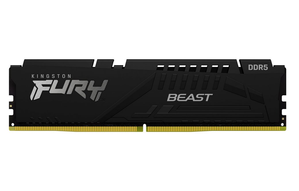 miniatura Pamięć RAM Kingston DDR5 64GB 5200Mhz CL40 FURY Beast Black KITx4 (KF552C40BBK4-64)