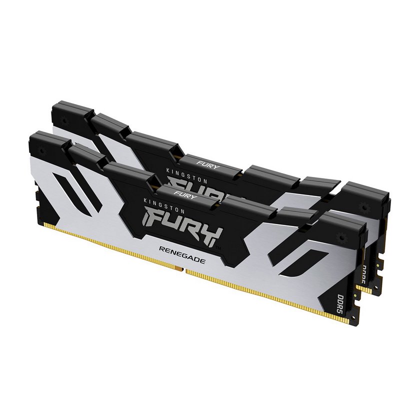 miniatura Pamięć RAM Kingston DDR5 48GB 6400MT/S CL32 DIMM (KIT OF 2) FURY RENEGADE SILVER XMP (KF564C32RSK2-48)