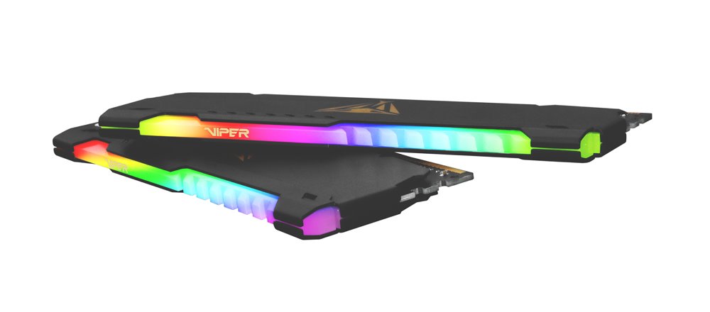 Pamięć RAM PATRIOT VIPER 4 STEEL RGB DDR4 2X8GB 3200MHZ CL16 (PVSR416G320C6K)