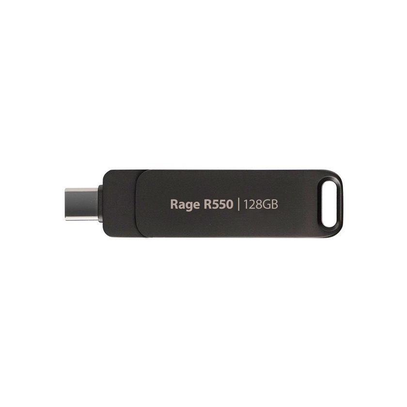 miniatura Patriot Rage R550 128GB Dual USB A+C, Alu, 100MBs (PE128GR550DSAD)