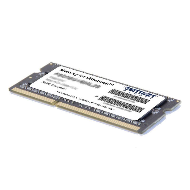 miniatura PATRIOT DDR3 8GB ULTRABOOK 1600MHz CL11 SO-DIMM (PSD38G1600L2S)