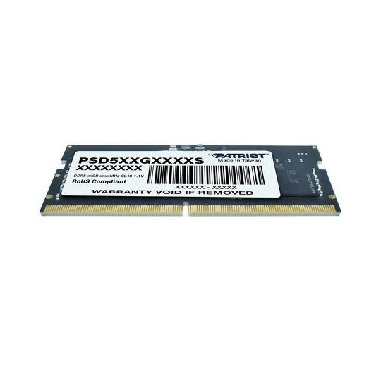 miniatura PATRIOT SIGNATURE SO-DIMM DDR5 16GB 5600MHZ 1 RANK (PSD516G560081S)