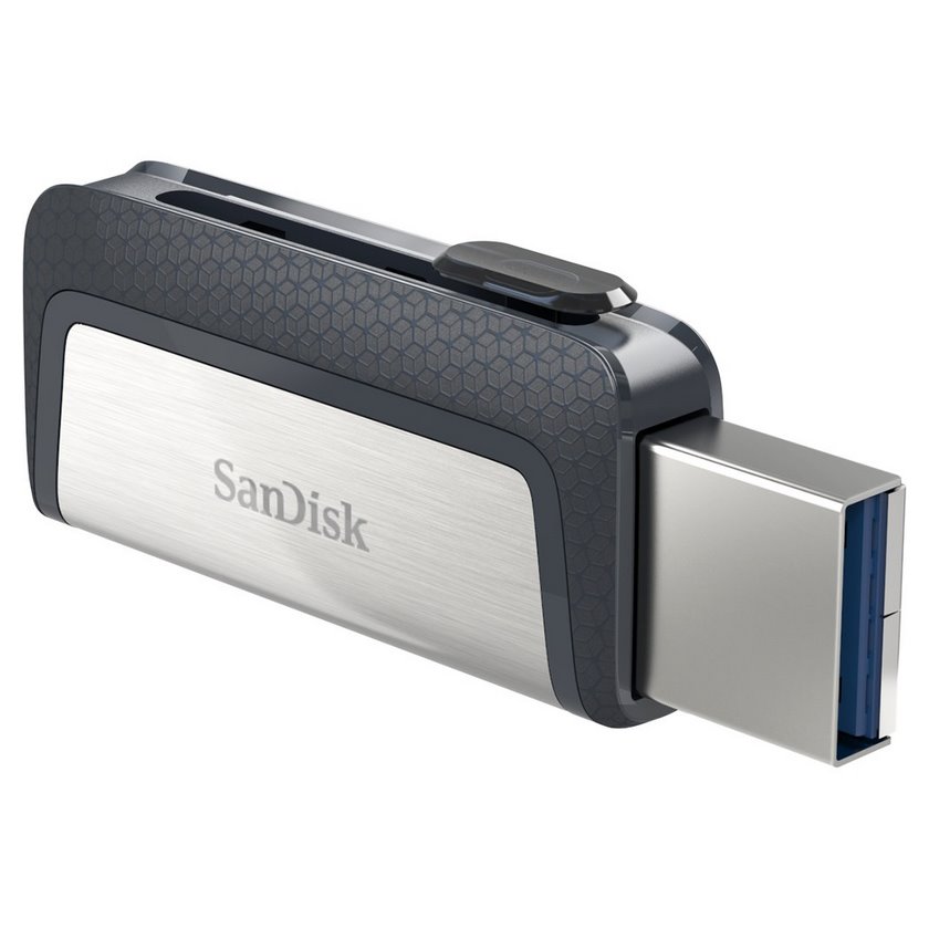 miniatura Pendrive SanDisk Ultra SDDDC2-128G-G46 (128GB; USB 3.1, USB-C; kolor czarny)