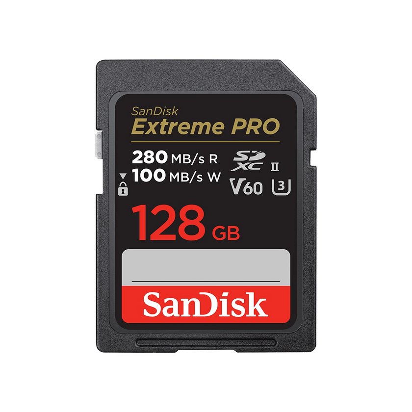 KARTA SANDISK EXTREME PRO SDXC 128GB 280/100 MB/s V60 UHS-II (SDSDXEP-128G-GN4IN)