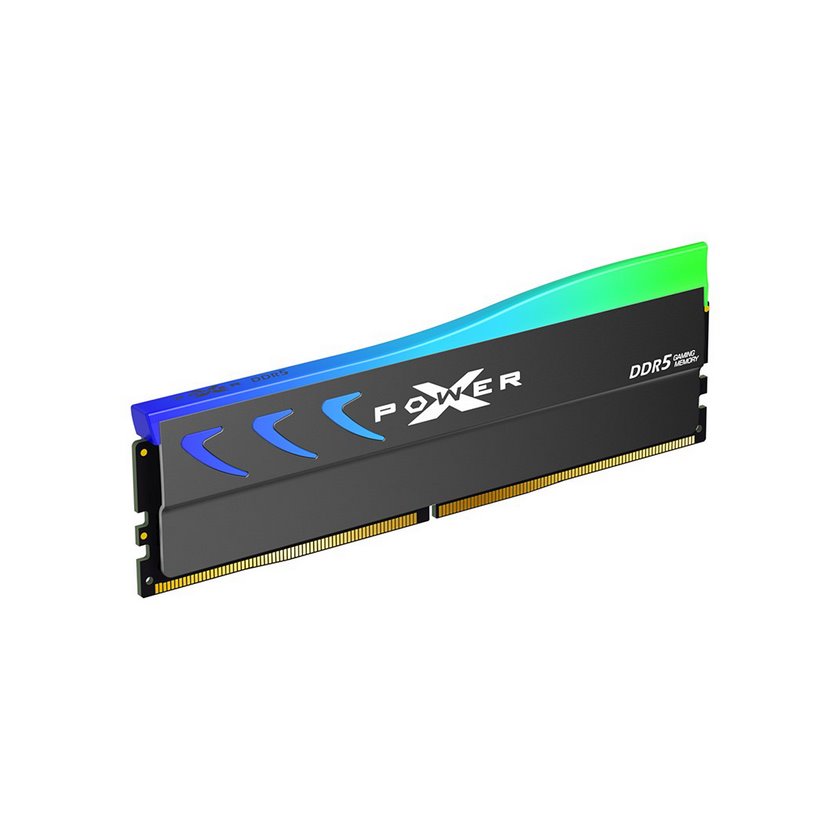 miniatura Pamięć RAM Silicon Power XPOWER Storm RGB Gaming DDR5 32GB (2x16GB) 6400MHz CL32 (SP032GXLWU64AFDK)