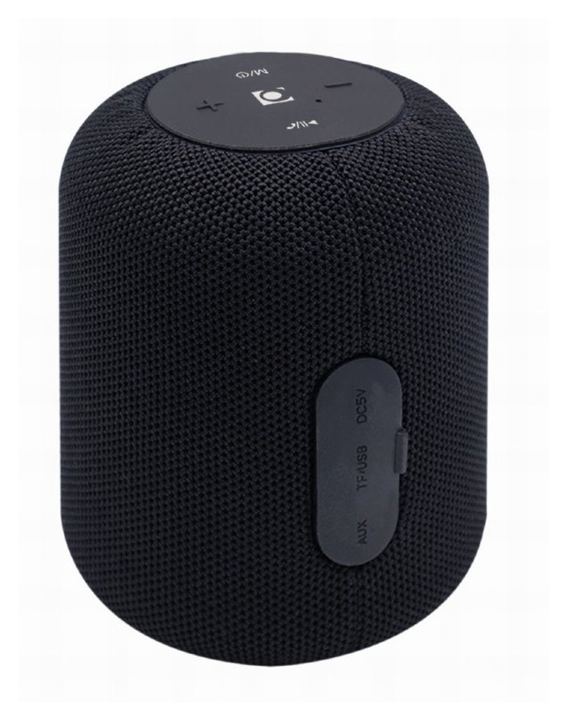 GEMBIRD PRZENOŚNY GŁOŚNIK BLUETOOTH SPK-BT-15-BK RMS 5W, WBUDOWANY MIKROFON, KOLOR CZARNY, USB, AUX, MICROSD