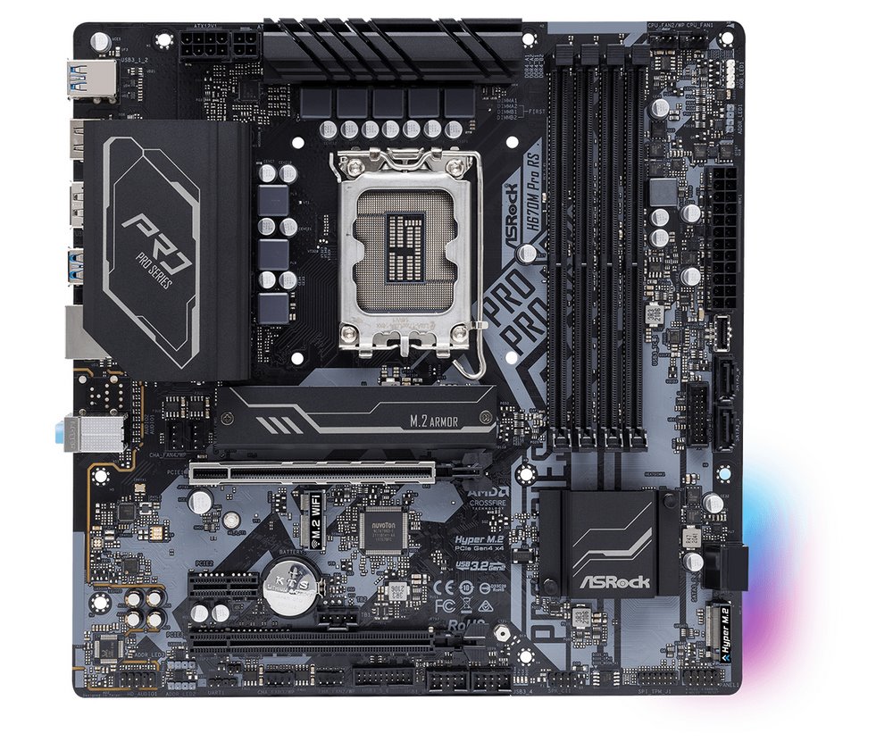 miniatura Płyta główna ASROCK H670M PRO RS LGA 1700 MATX