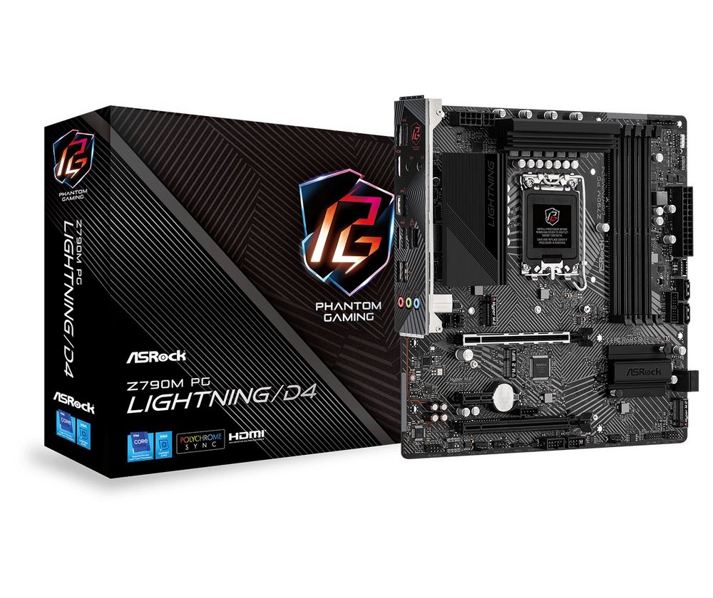 Płyta główna ASROCK Z790M PG LIGHTNING/D4 LGA 1700