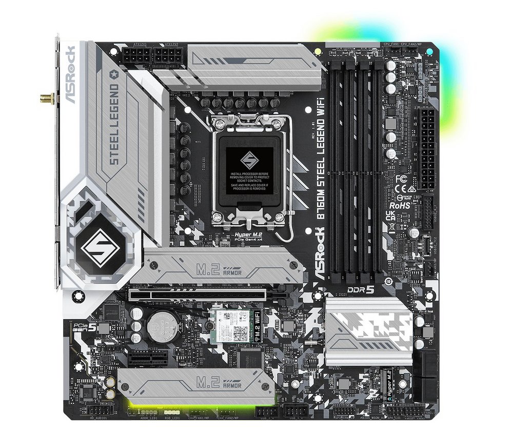 Płyta główna ASROCK B760M STEEL LEGEND WIFI LGA 1700