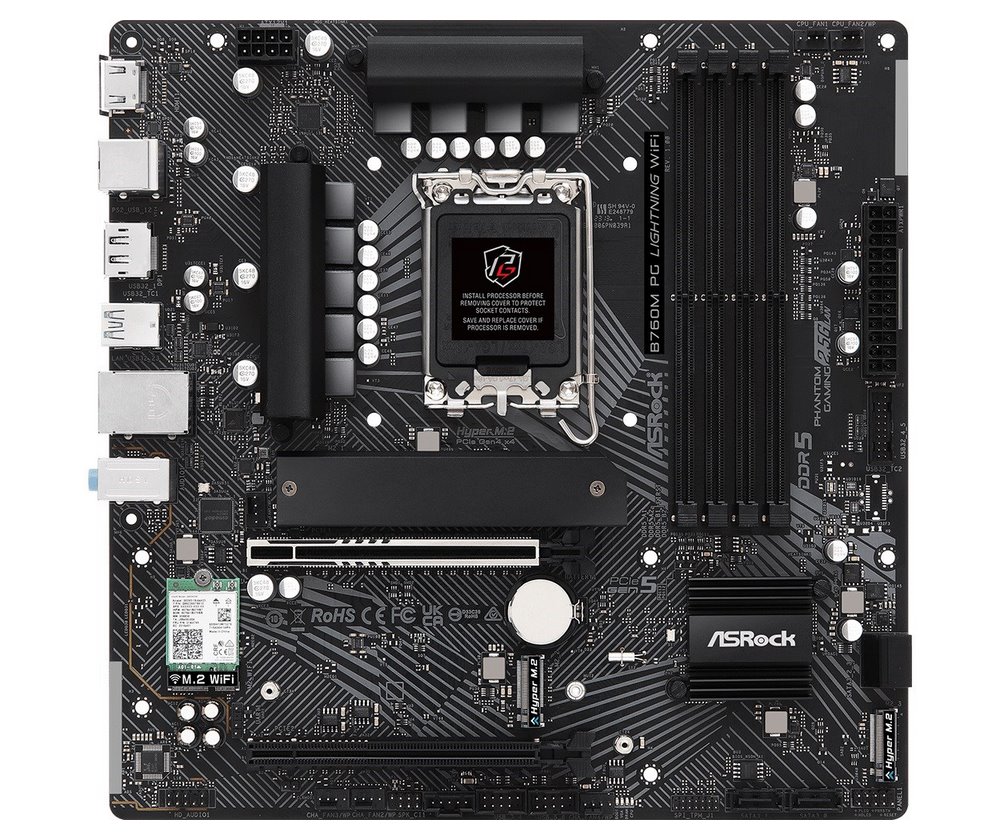 Płyta główna ASROCK B760M PG LIGHTNING WIFI LGA 1700