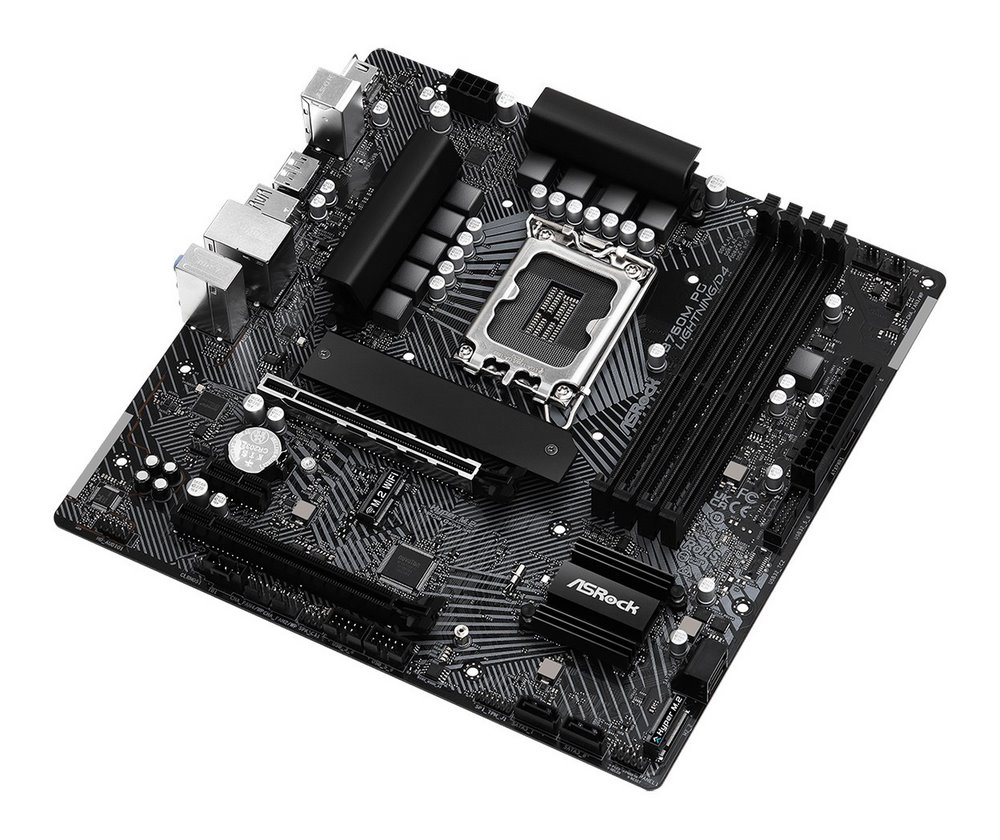 miniatura Płyta główna ASROCK B760M PG LIGHTNING/D4 LGA 1700 mATX