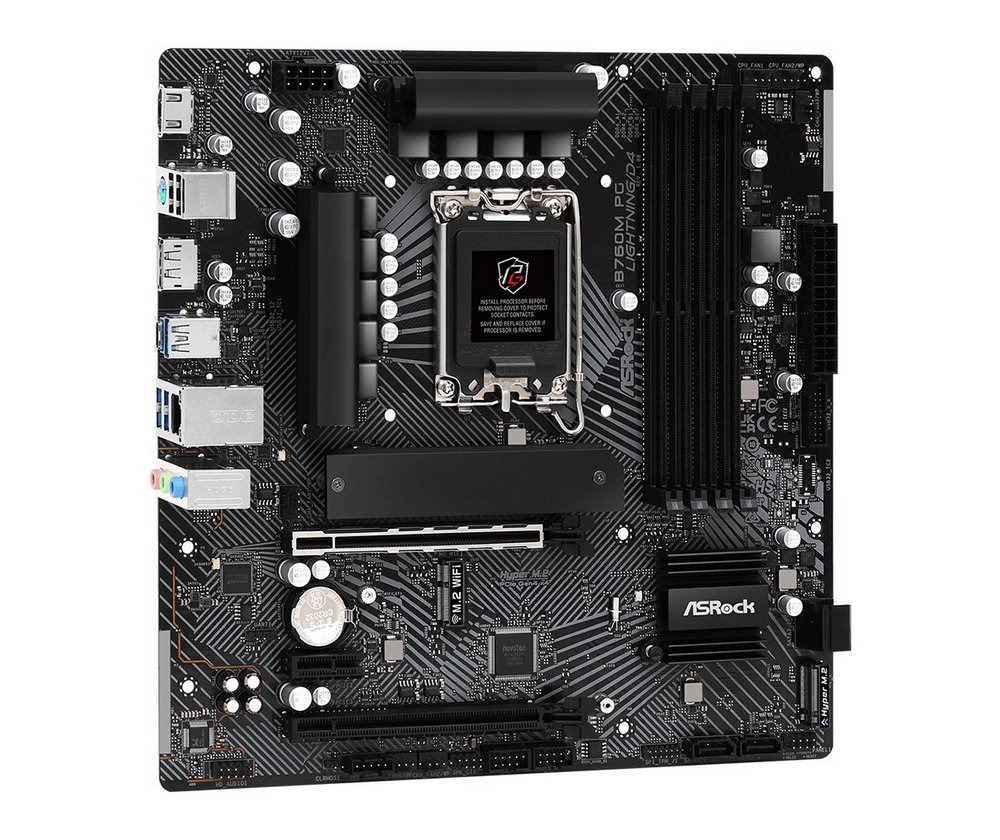 miniatura Płyta główna ASROCK B760M PG LIGHTNING/D4 LGA 1700 mATX