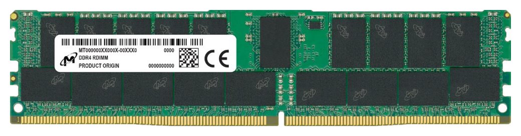 MICRON RDIMM DDR4 32GB 2RX4 3200MHZ PC4-25600 MTA36ASF4G72PZ-3G2R