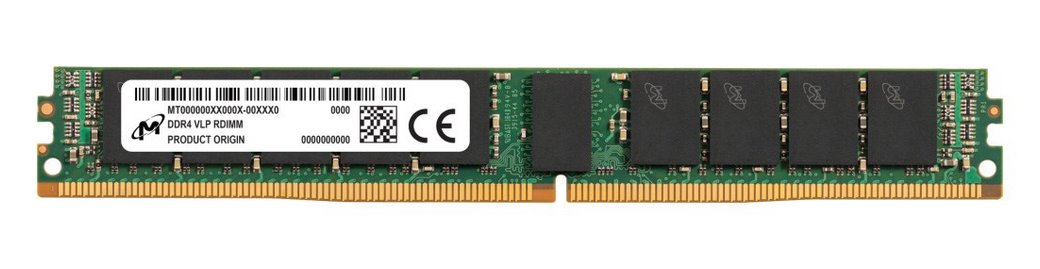 MICRON VLP RDIMM DDR4 32GB 1RX4 3200MHZ PC4-25600 MTA18ADF4G72PZ-3G2R