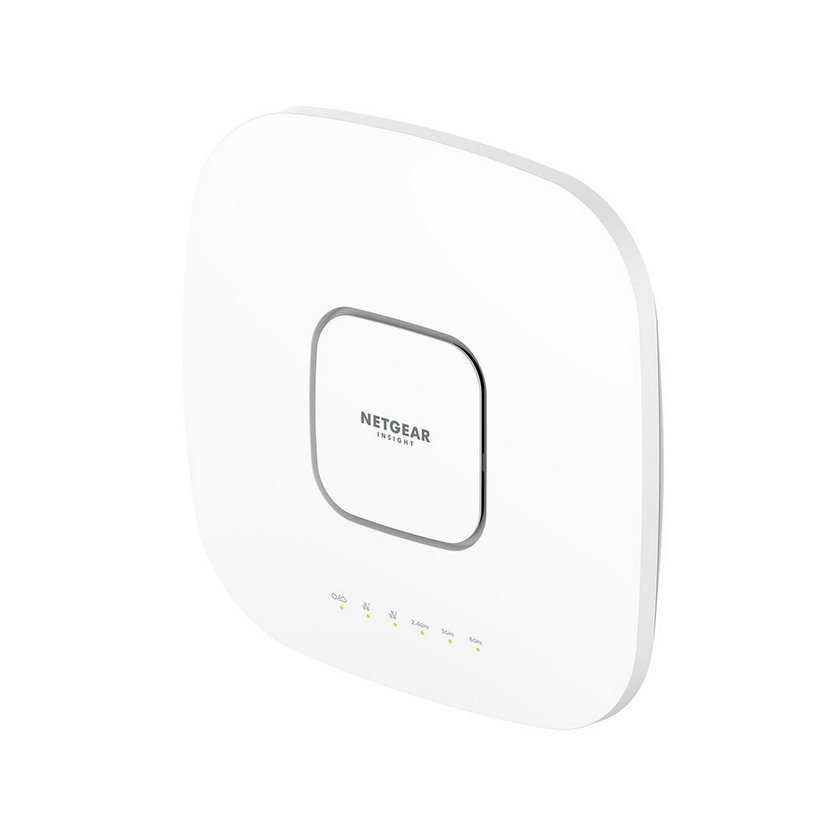 Access Point Wi-Fi 6E Netgear WAX630E 2,4GHz(2x2)/5GHz(4x4)/6GHz(2x2) PoE++/PoE+ 1x1G 1x2,5G (WAX630E-100EUS)