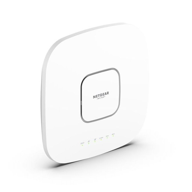 Access Point Wi-Fi 6E Netgear WAX638E 2,4GHz(2x2)/5GHz(4x4)/6GHz(2x2) PoE++/PoE+ 1x1G 1x2,5G (WAX638E-111EUS)