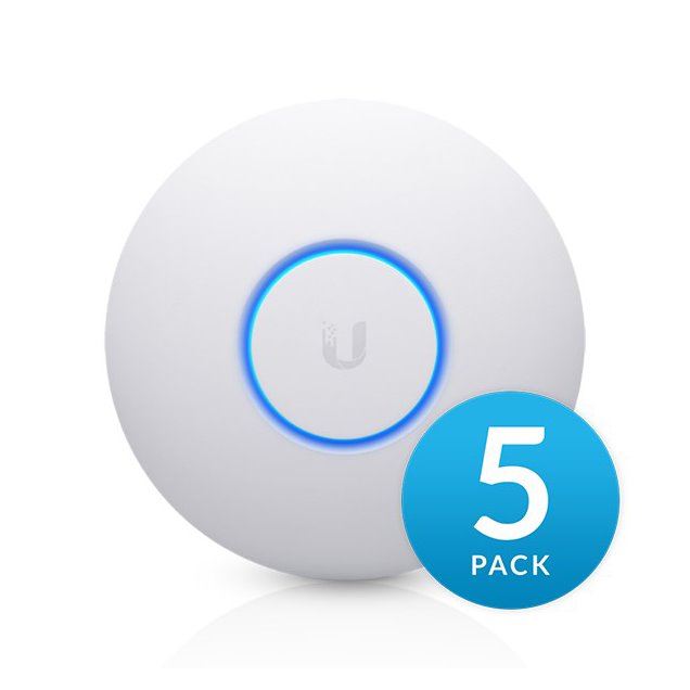 miniatura Access Point Wi-Fi  5 Ubiquti UniFi nanoHD 2.4GHz(2 x 2)/5GHz(4 x 4) PoE 1x1G 5pak (UAP-nanoHD-5)