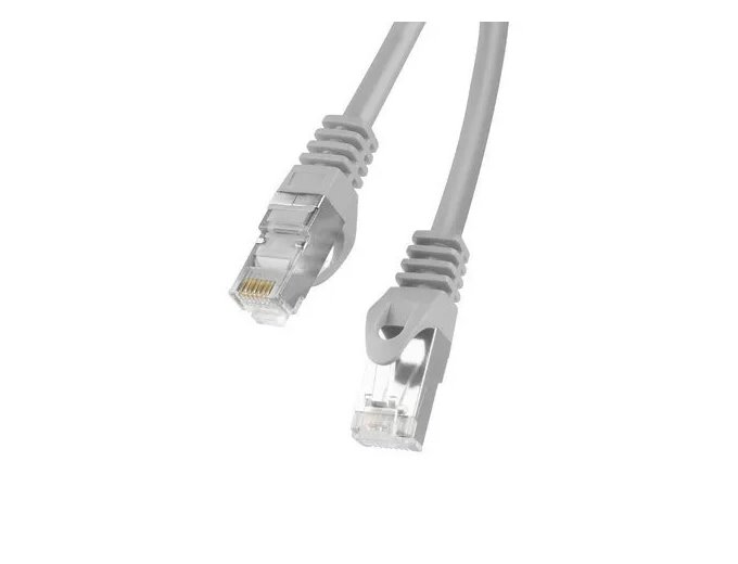 Patchcord LANBERG KAT.6 FTP 1.5M SZARY FLUKE PASSED (PCF6-10CC-0150-S)