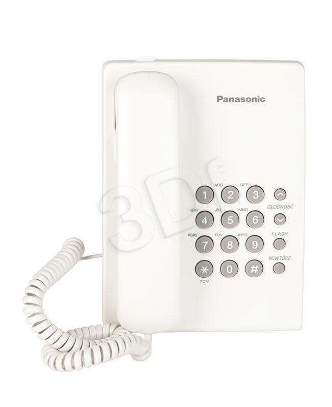 miniatura Telefon stacjonarny PANASONIC KX-TS500PDW (KOLOR BIAŁY)