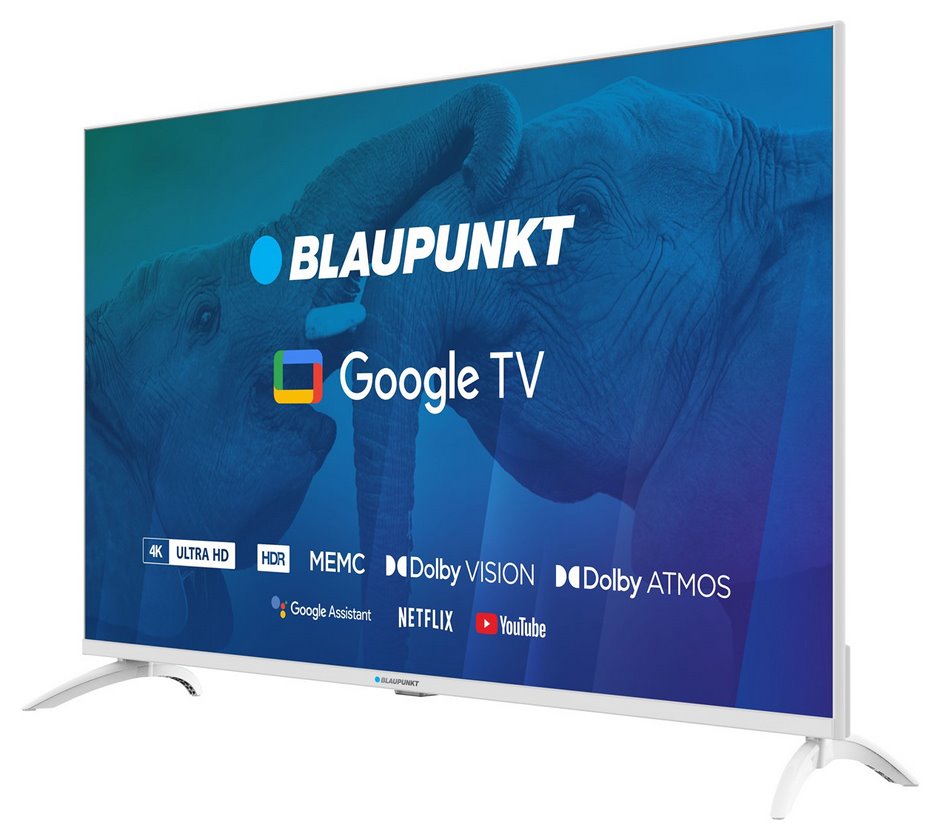 miniatura Telewizor 43" Blaupunkt 43UBG6010S 4K Ultra HD LED, GoogleTV, Dolby Atmos, WiFi 2,4-5GHz, BT, biały (8594213440217)