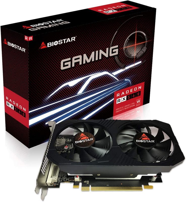 miniatura Karta graficzna BIOSTAR Radeon RX 560 OC GAMING 4GB GDDR5 (VA5615RF41)