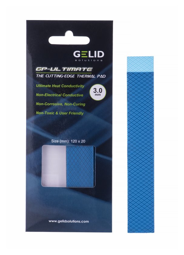 miniatura Termopady GELID ULTIMATE 120X20X3.0MM TP-GP04-R-E