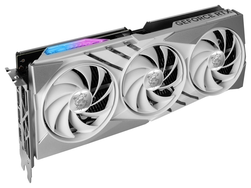 miniatura Karta graficzna MSI GeForce RTX 4070 SUPER 12GB GAMING X SLIM WHITE (RTX 4070 SUPER 12G GAMING X SLI)