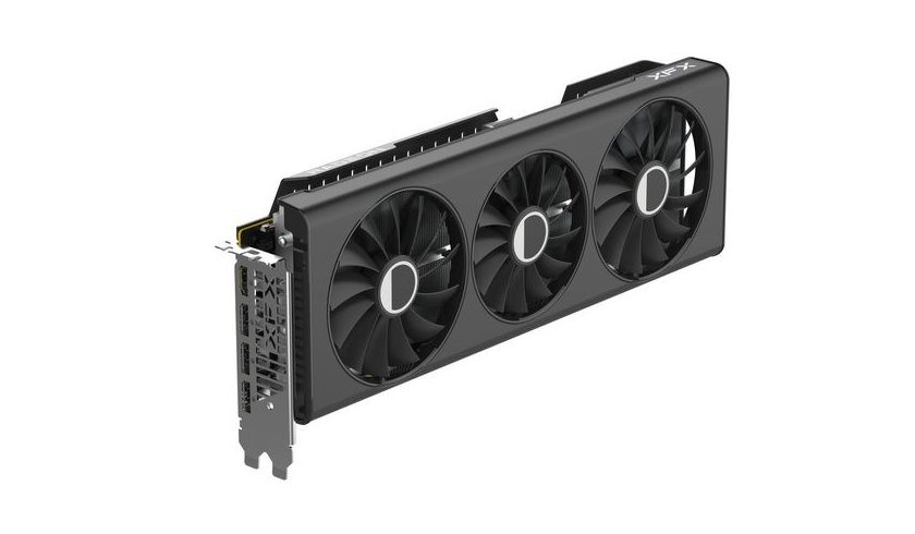 miniatura Karta graficzna XFX Radeon RX 7700 XT SPEEDSTER QICK319 BLACK 12GB GDDR6 (RX-77TQICKB9)