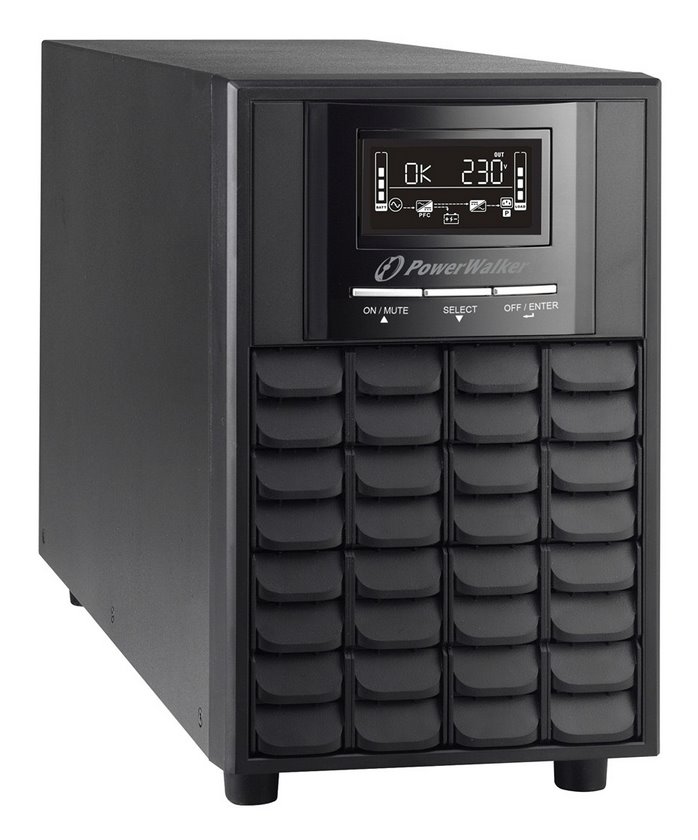 Zasilacz UPS POWER WALKER LINE-IN VI 1100 CW FR 1100VA, 3X 230V PL, USB, RS-232, LCD, EPO